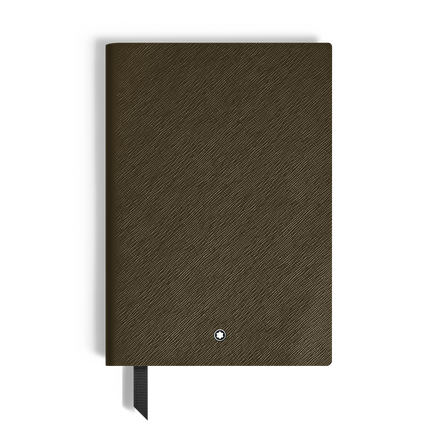 Medium Notebook in Sartorial Leather, Lined Pages