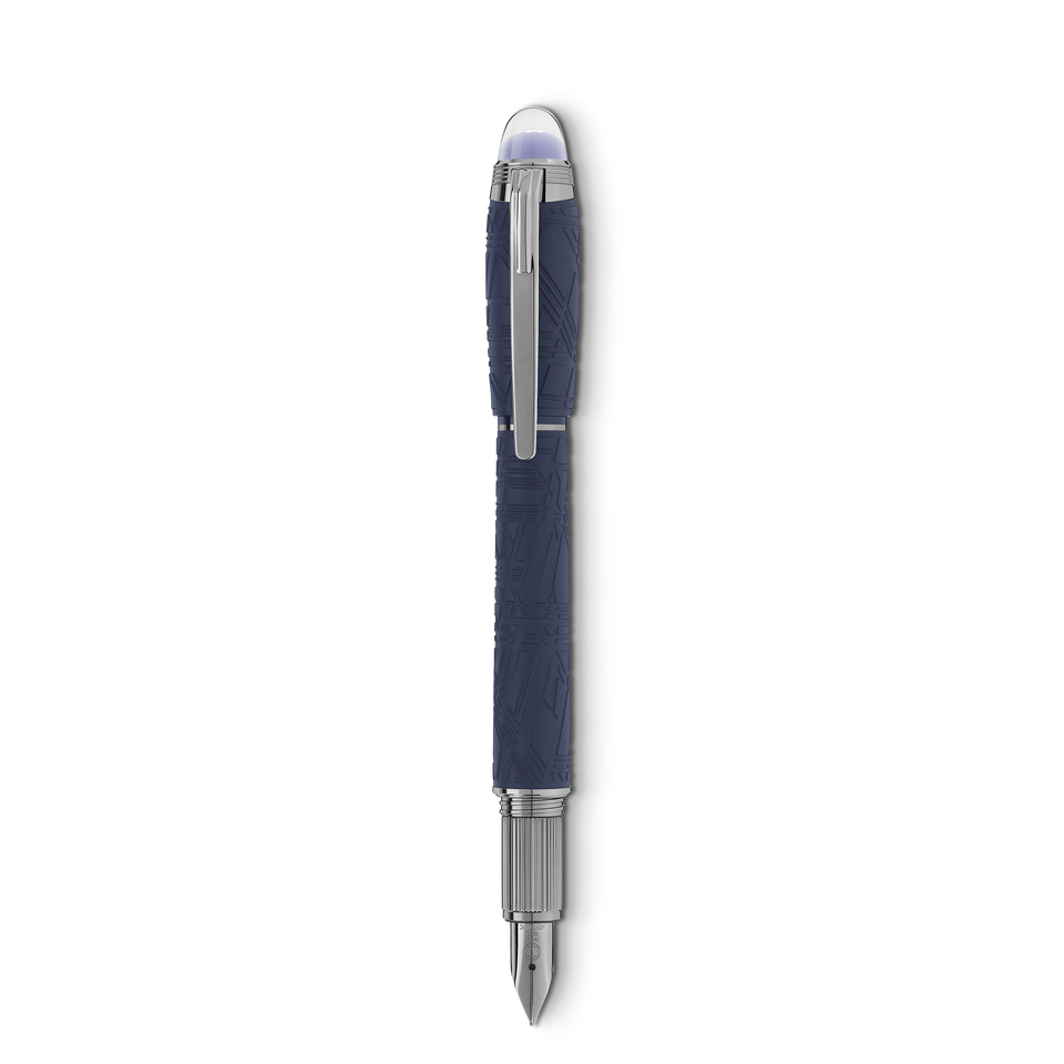 StarWalker SpaceBlue Precious Resin Fountain Pen - 1