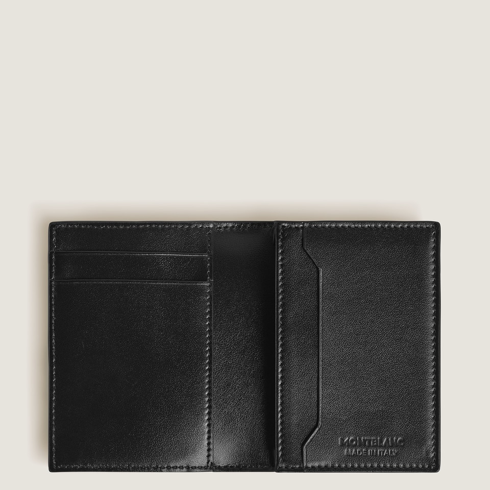 Card Holder 4cc in Croco-Embossed Leather - 5