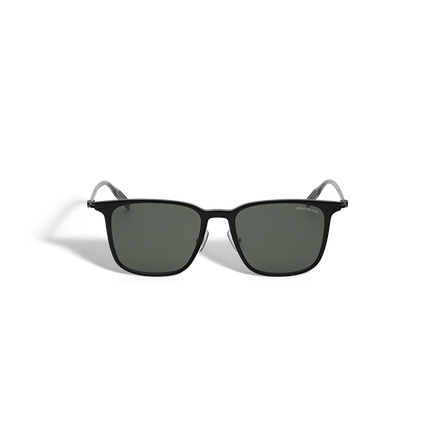 Rectangular Sunglasses with Black Injected Frame
