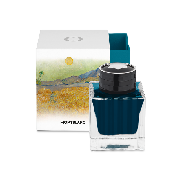 Encrier 50 ml, turquoise, Hommage à Vincent van Gogh - 2