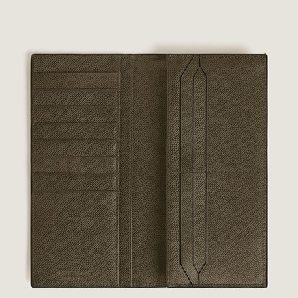 Long Wallet 14cc with Zip in Sartorial Leather