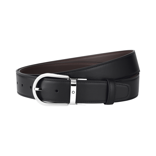 Horseshoe 35 mm Reversible Belt in Leather - 1