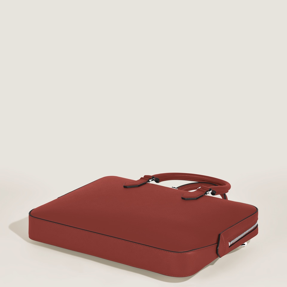Thin Briefcase in Sartorial Leather - 8