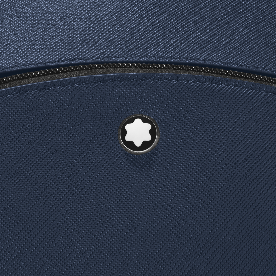 Medium Backpack with 3 Compartments in Sartorial Leather - 8
