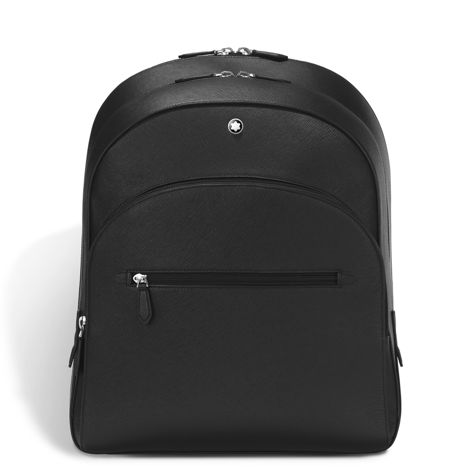 Large Backpack with 3 Compartments in Sartorial Leather - 1