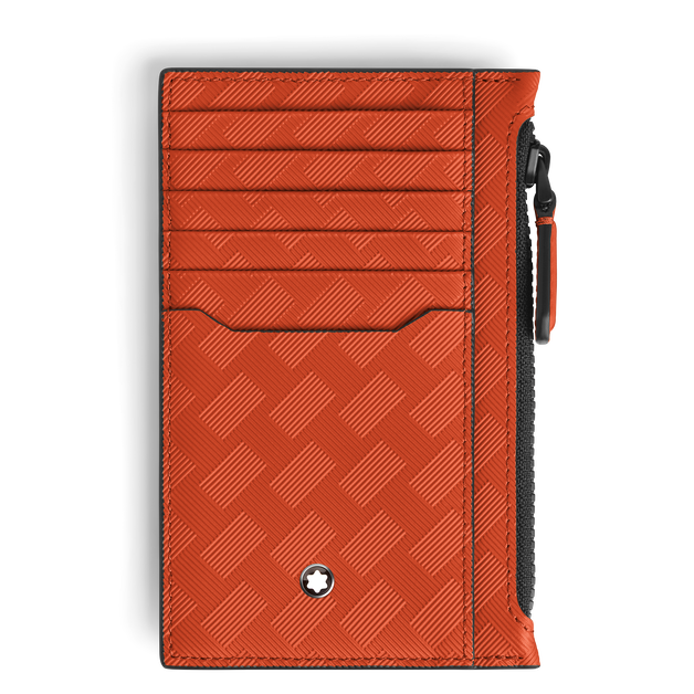 Card Holder 8cc with Zip in Extreme Leather - 1