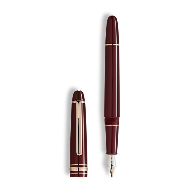 Meisterst&uuml;ck Burgundy Red Classique Fountain Pen - 1