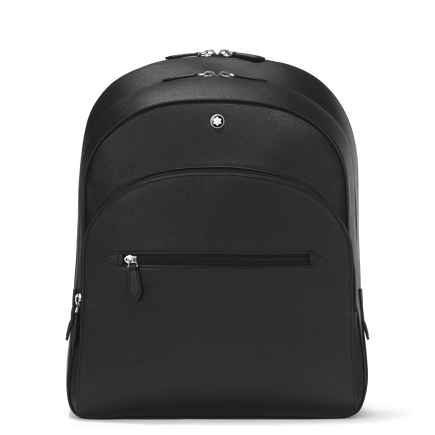 Large Backpack with 3 Compartments in Sartorial Leather