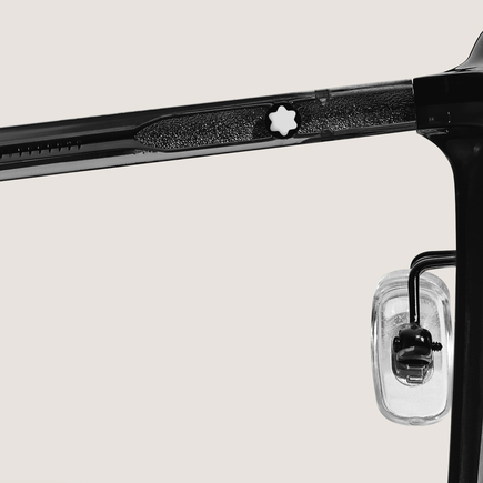 Oval Sunglasses with Acetate Black Frame