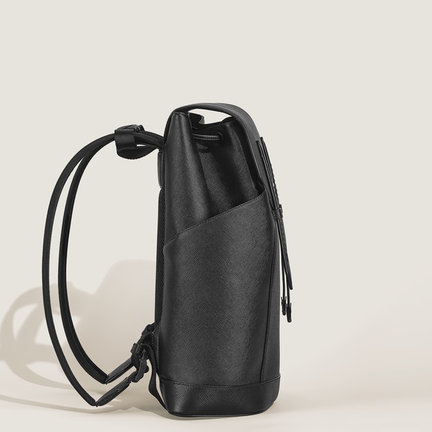 Sac &agrave; Dos Moyen Mod&egrave;le en Cuir Sartorial - 5