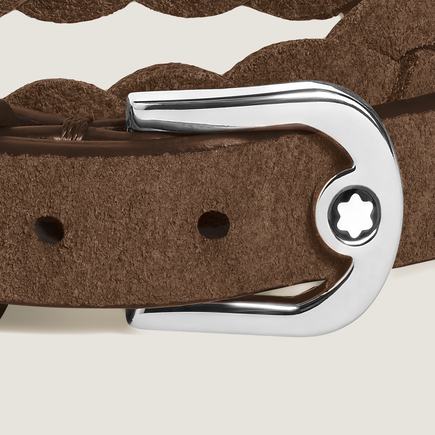 Horseshoe Buckle Adjustable Bracelet in Suede Leather