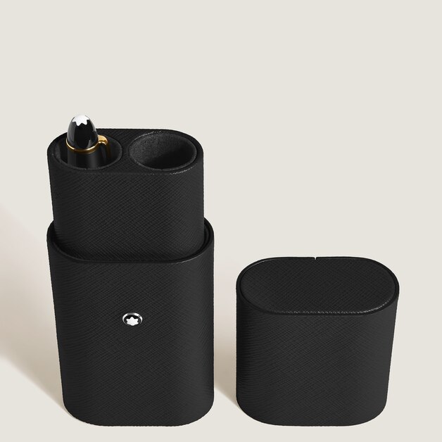 2-Pen Pouch in Sartorial Leather - 3