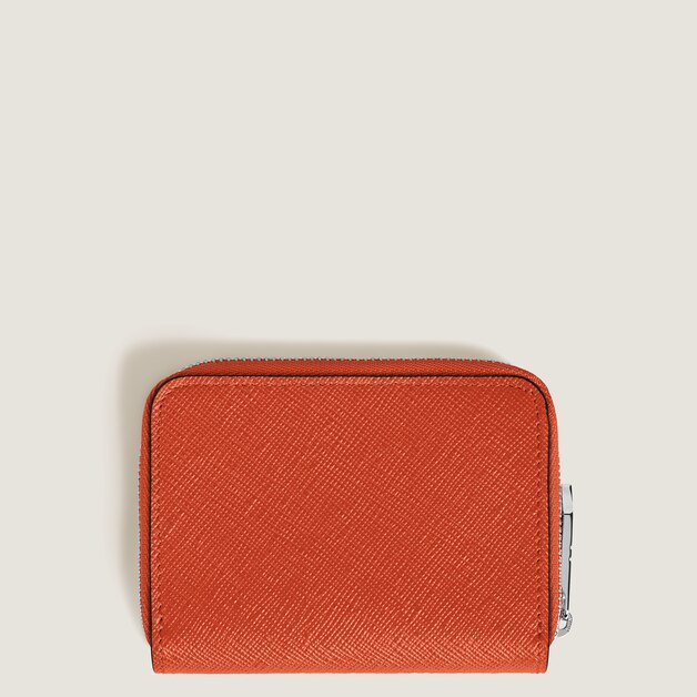 Mini Wallet 2cc with Zip in Sartorial Leather - 3