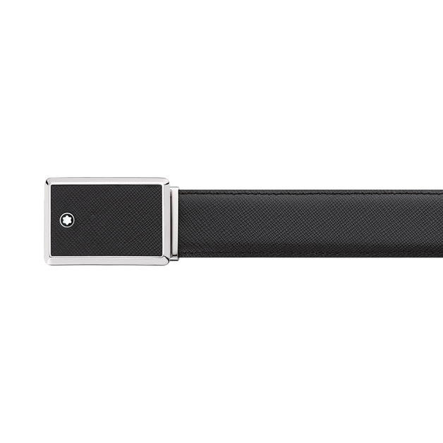 Marquetry Plate 30&nbsp;mm Belt in Sartorial Leather - 4