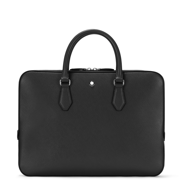 Thin Briefcase in Sartorial Leather - 1