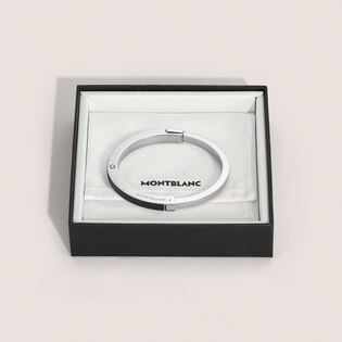 Bangle in Steel with Extreme Pattern
