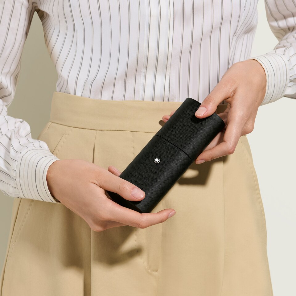 2-Pen Pouch in Sartorial Leather - 2