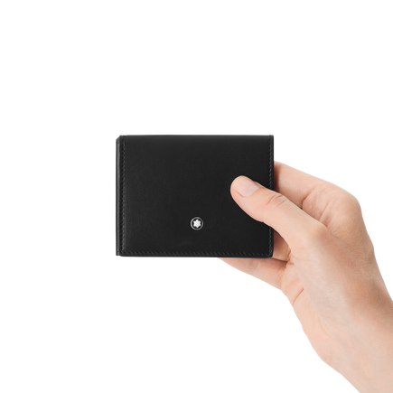 Porte-Cartes Trois Volets 4cc en Cuir Soft