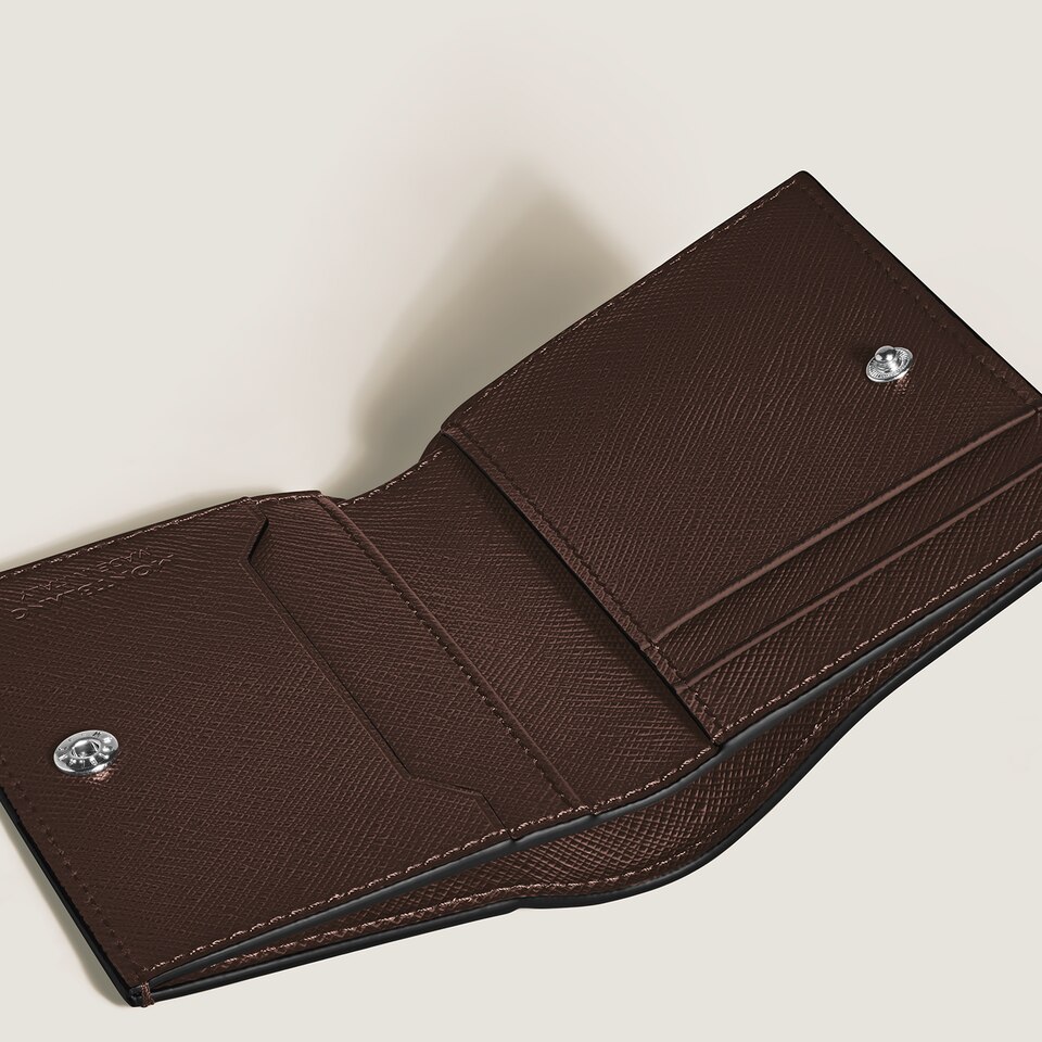 Mini Wallet 4cc in Sartorial Leather - 3