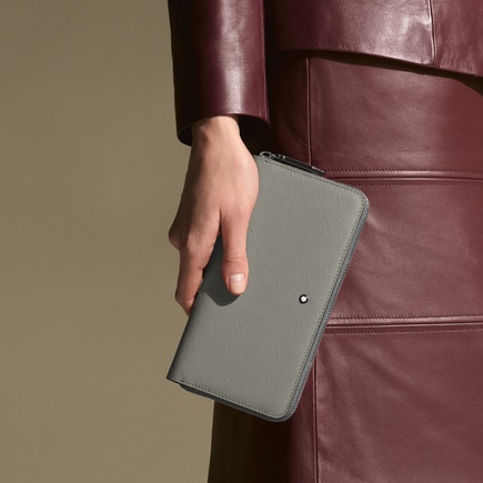 Continental Wallet 12cc with zip in Sartorial Leather