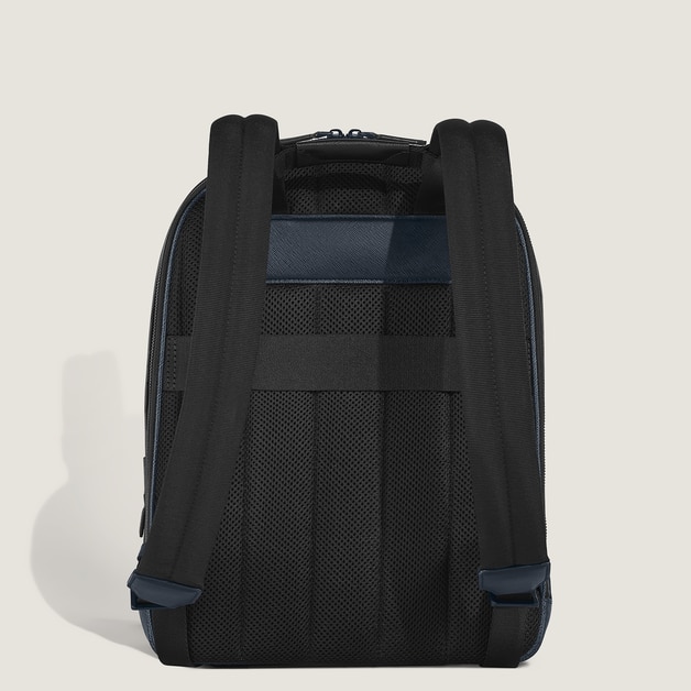 Medium Backpack with 3 Compartments in Sartorial Leather - 6