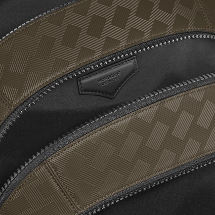 Sac &agrave; Dos Moyen Mod&egrave;le avec 3 Compartiments en Cuir Extreme