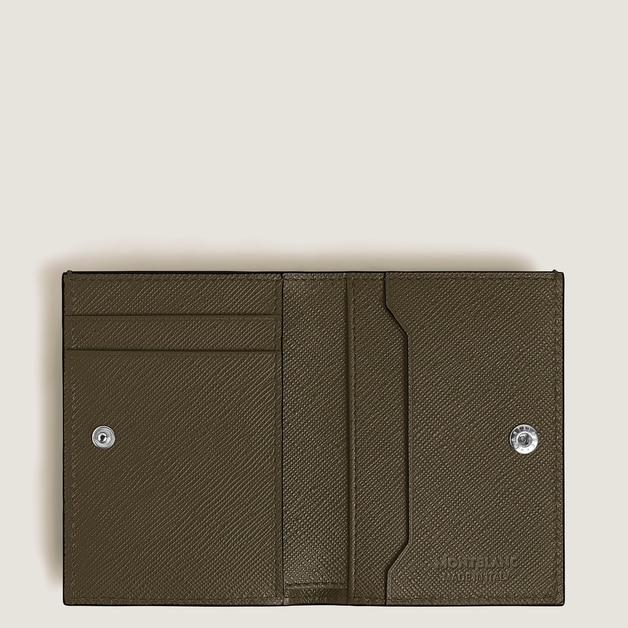 Mini Wallet 4cc in Sartorial Leather - 5