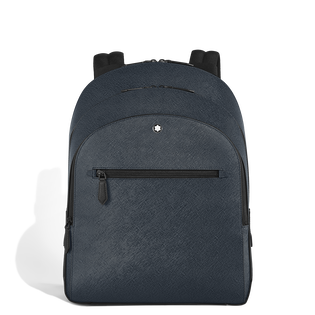 Medium Backpack with 3 Compartments in Sartorial Leather
