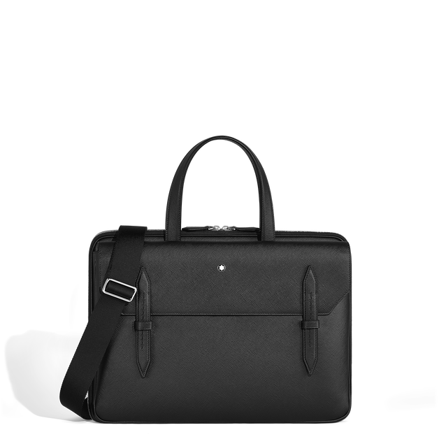 Thin Briefcase in Sartorial Leather - 1