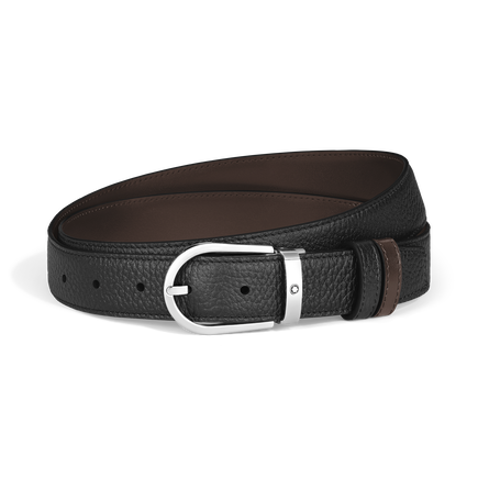 Horseshoe 30&nbsp;mm Reversible Belt in Grain Leather