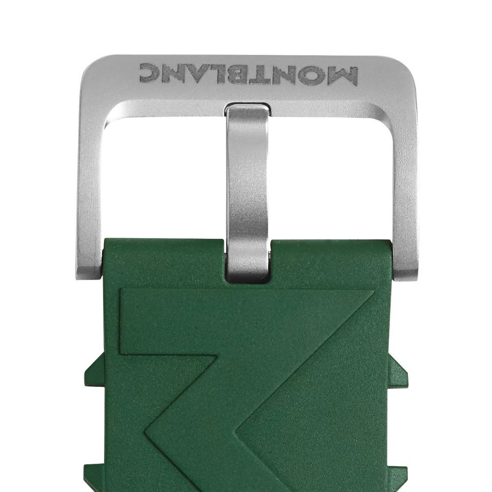 Green Rubber Strap with Logo - 2