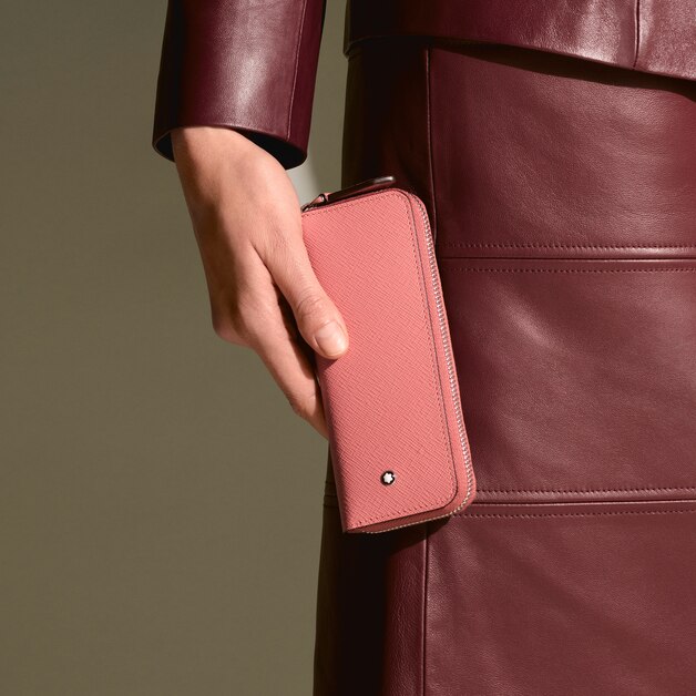 &Eacute;tui pour 2&nbsp;Instruments d'&Eacute;criture Zipp&eacute; en Cuir Sartorial - 4