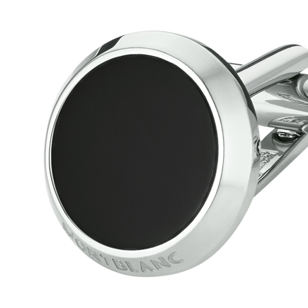 Meisterstück Cufflinks with Onyx Inlay