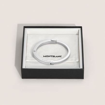 Bangle in Steel with Extreme Pattern