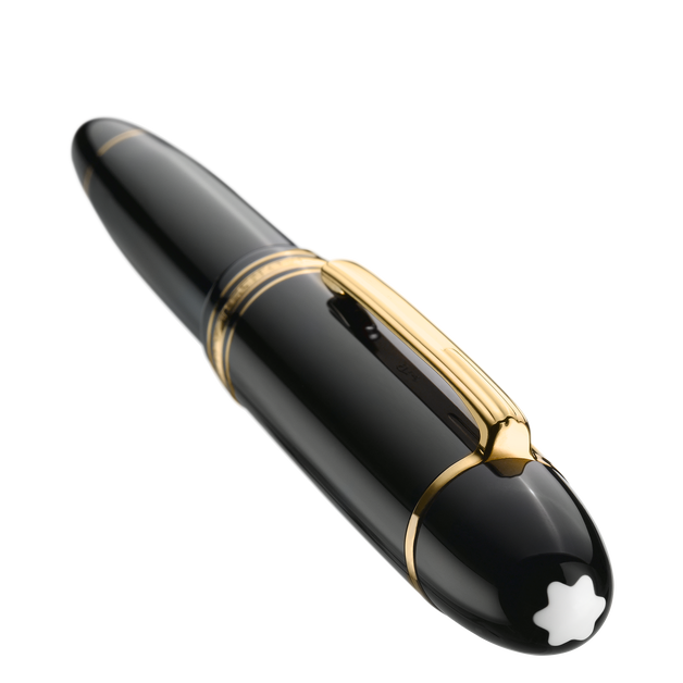 Meisterstück Gold-Coated 149 Calligraphy Fountain Pen Curved Nib - 5