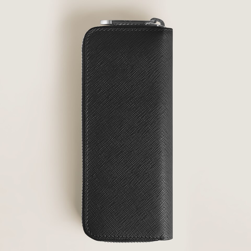 Sartorial 2 pen pouch with zip - 4