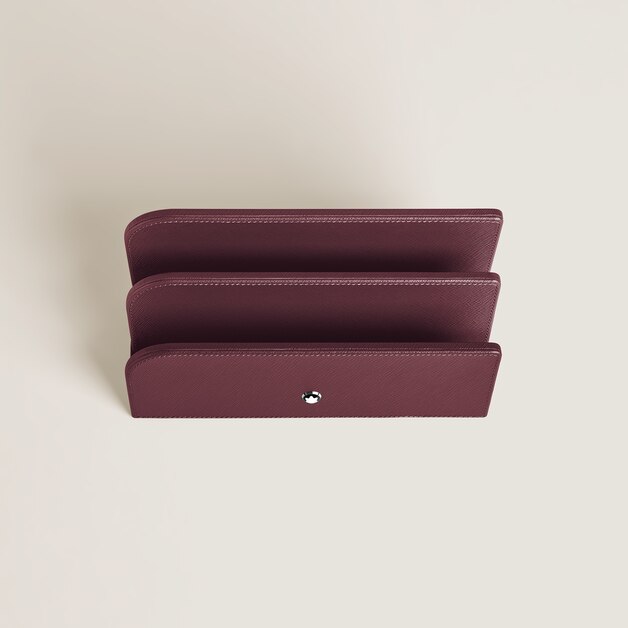 Letter Rack in Sartorial Leather - 3