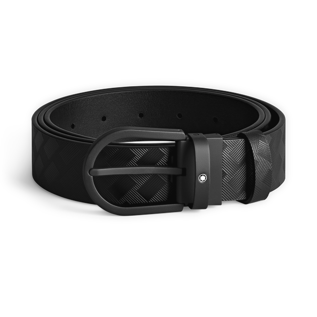 Horseshoe 35 mm Belt with Buckle in Extreme Leather - 1