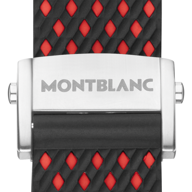 Bracelet sport en caoutchouc rouge - 2