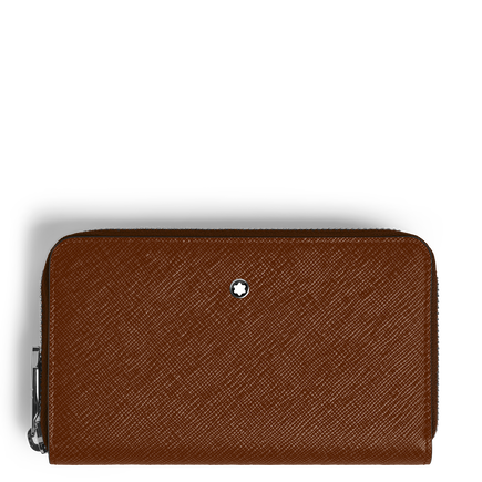 Medium Continental Wallet 12cc with Zip in Sartorial Leather
