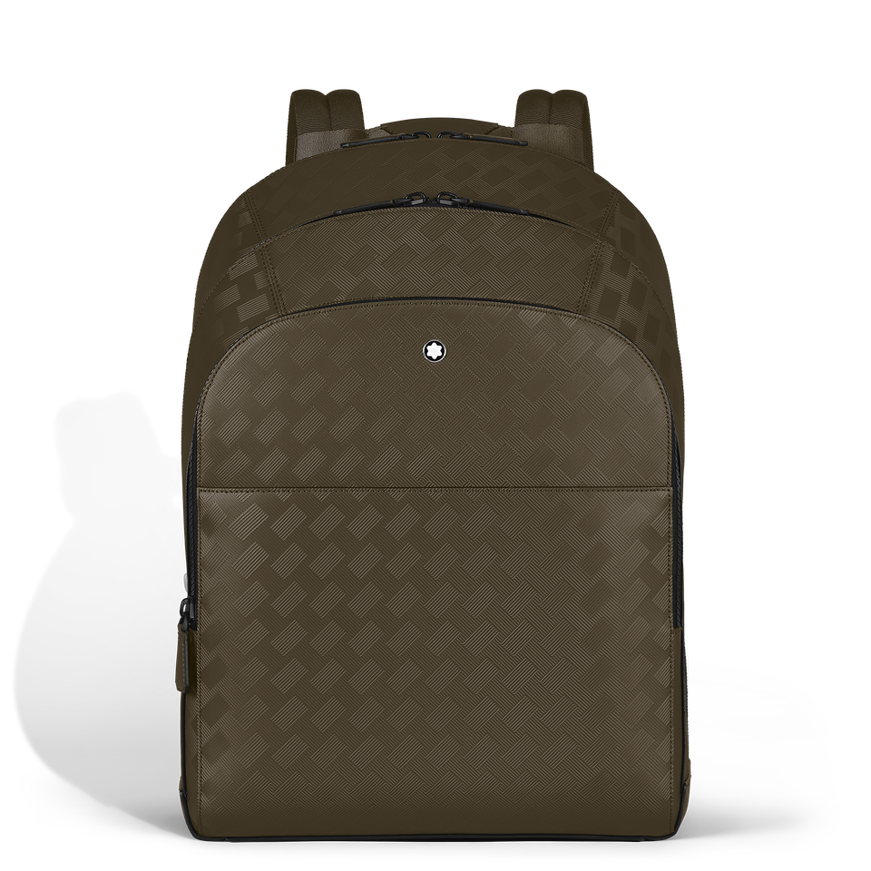 Large Backpack with 3 Compartments in Extreme Leather - 1