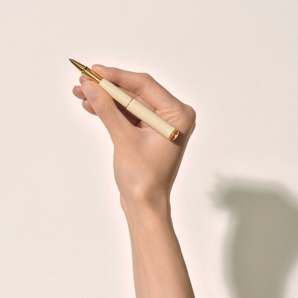 Montblanc Heritage Rouge et Noir "Baby" Special Edition Ivory-Coloured Rollerball - 2