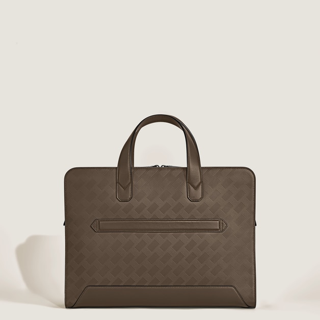 Thin Briefcase in Extreme Leather - 4