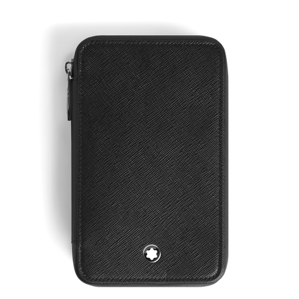 8-Pen Pouch with zip in Sartorial Leather