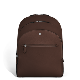 Medium Backpack with 3 Compartments in Sartorial Leather