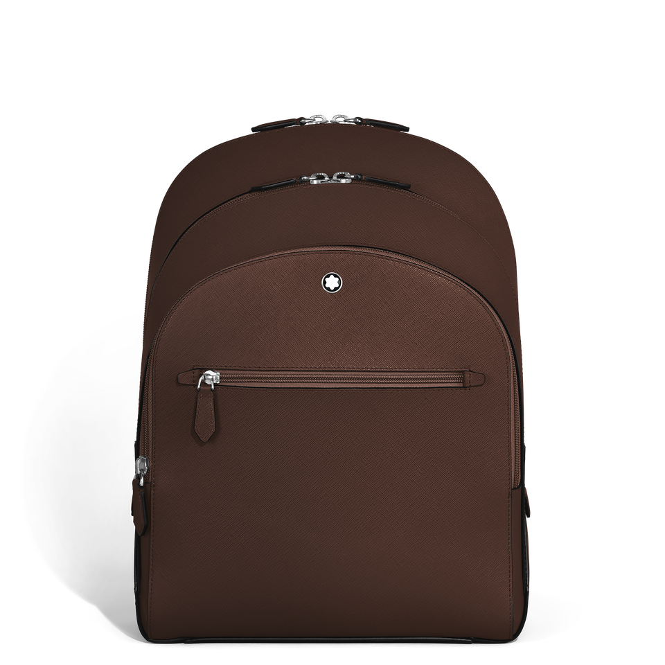 Medium Backpack with 3 Compartments in Sartorial Leather - 1