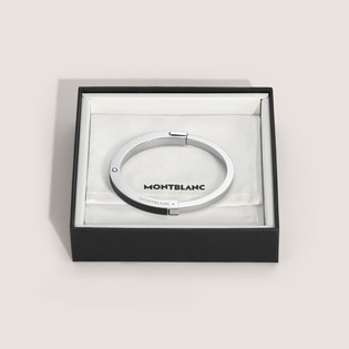Bangle in Steel with Extreme Pattern