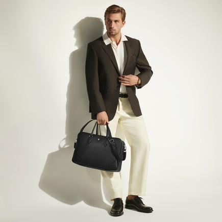 Large Briefcase in Grain Leather