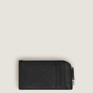 Card Holder 8cc with zip in Sartorial Leather